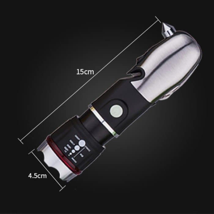 Outdoor Fenster Brechen Flucht Sicherheit Hammer Notfall Taschenlampe – Bild 3