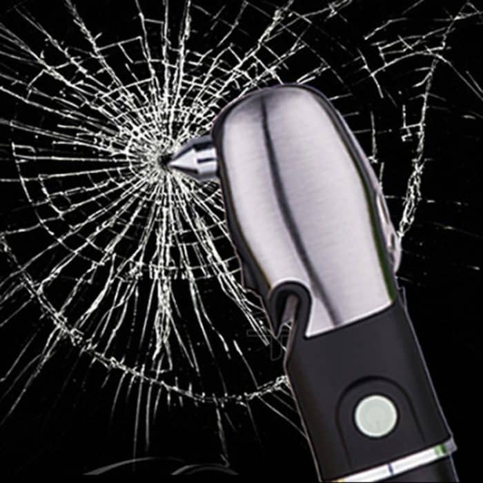 Outdoor Fenster Brechen Flucht Sicherheit Hammer Notfall Taschenlampe – Bild 5