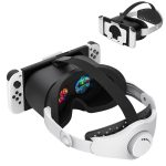 DEVASO Kompatibel Mit Switch/Switch OLED-Display Spielkonsole HD 3D VR Brille Kopfband Anpassung Zubehör, 1135299