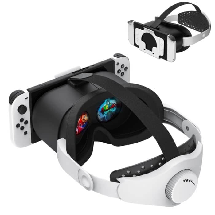 DEVASO Kompatibel Mit Switch/Switch OLED-Display Spielkonsole HD 3D VR Brille Kopfband Anpassung Zubehör, 1135299 – Bild 1