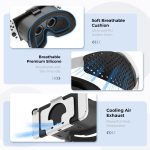 DEVASO Kompatibel Mit Switch/Switch OLED-Display Spielkonsole HD 3D VR Brille Kopfband Anpassung Zubehör, 1135299 – Bild 5