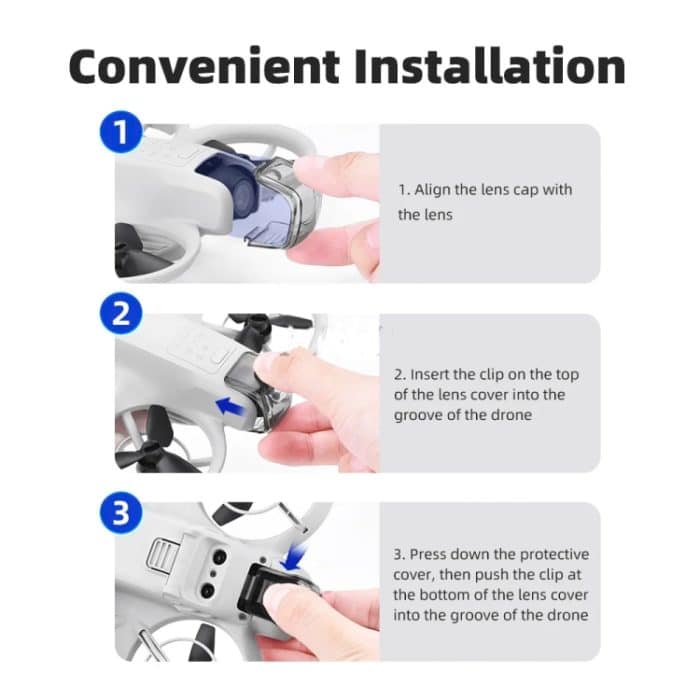 Für DJI Neo Objektivschutzabdeckung Gimbal Kamera Staubdichter Objektivdeckel – Bild 5