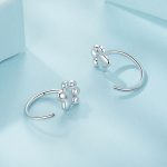 Ohrringe aus 925er Sterlingsilber mit Pfotenabdruck – Bild 2