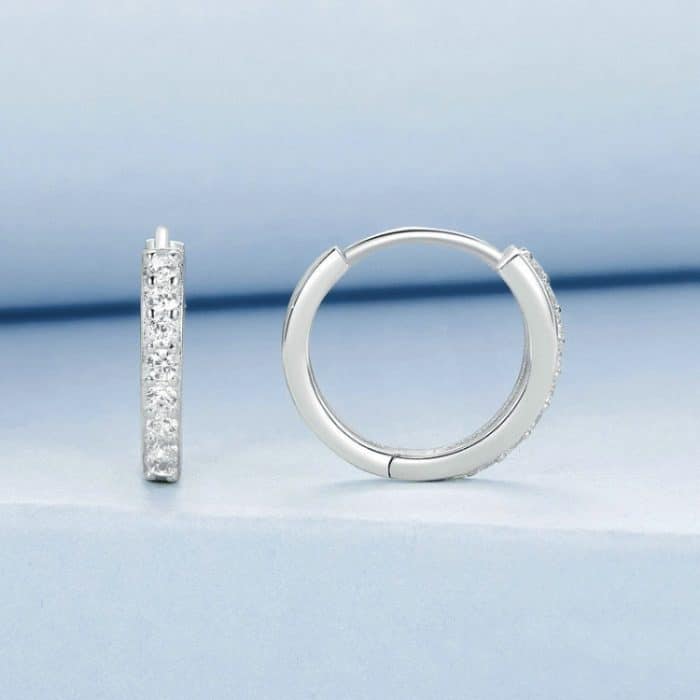 TBD06053167_B4.jpg S925 Sterling Silber Vergoldete Silber Creolen Ohrschmuck – Bild 5
