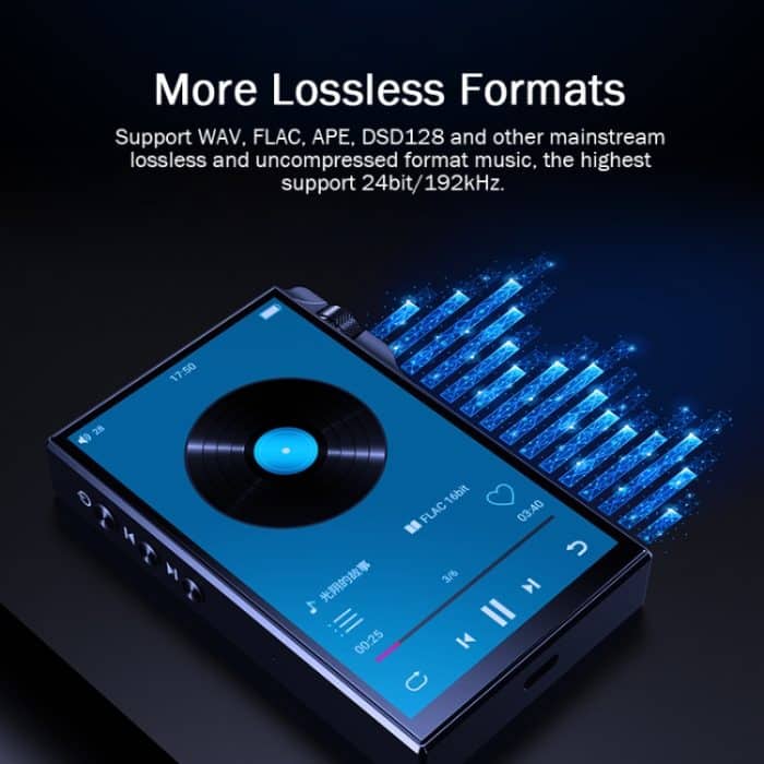 4,0-Zoll-Touchscreen MP3 DSD Hard Resolution Mastering Grade Musik-Player, Q8 – Bild 7