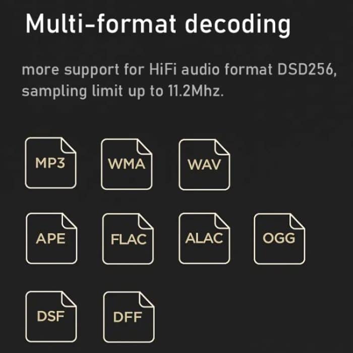 HiFi-Musikplayer ohne Verlust, Mastering von DSD256 Hard Decoding MP3, Q3 – Bild 7