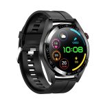 1,43 Zoll AMOLED-Bildschirm Smartwatch Herzfrequenz Blutdrucküberwachung Bluetooth Sprechende Sportuhr, Black Silicone Strap, Silver Orange Silicone Strap, Black Leather Strap, Silver Leather Strap