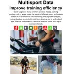 1,43 Zoll AMOLED-Bildschirm Smartwatch Herzfrequenz Blutdrucküberwachung Bluetooth Sprechende Sportuhr, Black Silicone Strap, Silver Orange Silicone Strap, Black Leather Strap, Silver Leather Strap – Bild 12