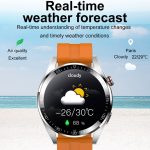 1,43 Zoll AMOLED-Bildschirm Smartwatch Herzfrequenz Blutdrucküberwachung Bluetooth Sprechende Sportuhr, Black Silicone Strap, Silver Orange Silicone Strap, Black Leather Strap, Silver Leather Strap – Bild 15