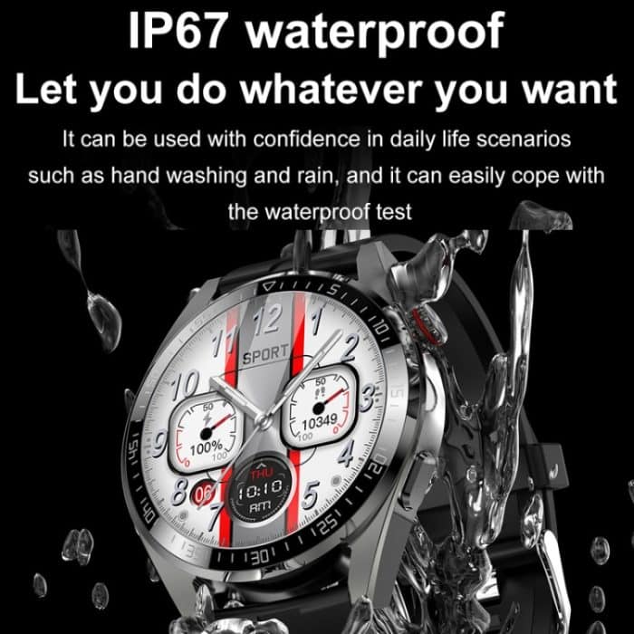 1,43 Zoll AMOLED-Bildschirm Smartwatch Herzfrequenz Blutdrucküberwachung Bluetooth Sprechende Sportuhr, Black Silicone Strap, Silver Orange Silicone Strap, Black Leather Strap, Silver Leather Strap – Bild 19