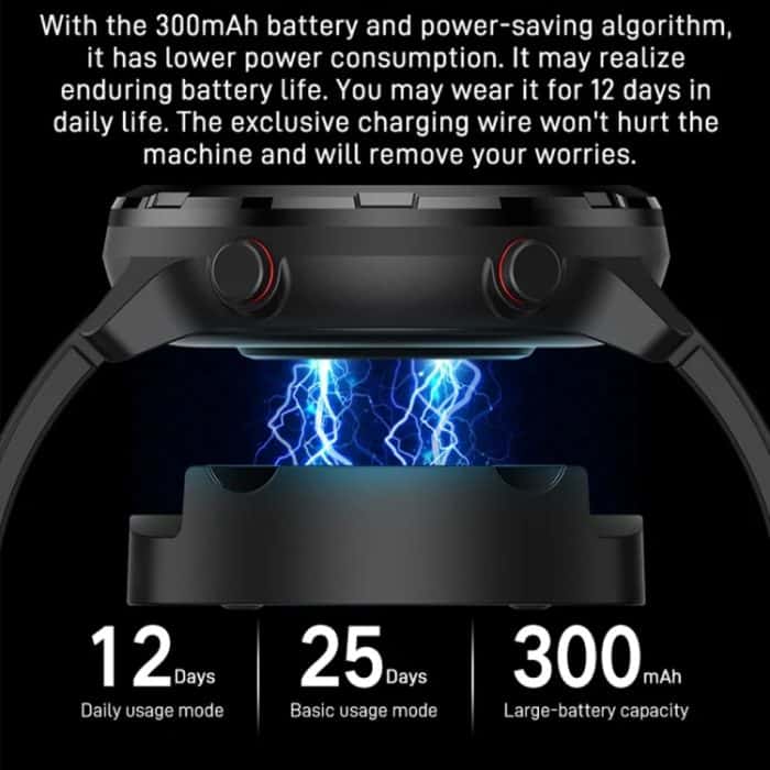 Outdoor-GPS-Sportuhr 1,32-Zoll-HD-Rundbildschirm Multisportmodus Smartwatch – Bild 13