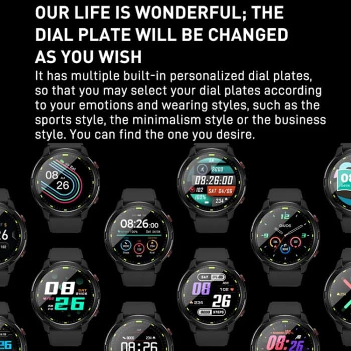 Outdoor-GPS-Sportuhr 1,32-Zoll-HD-Rundbildschirm Multisportmodus Smartwatch – Bild 9