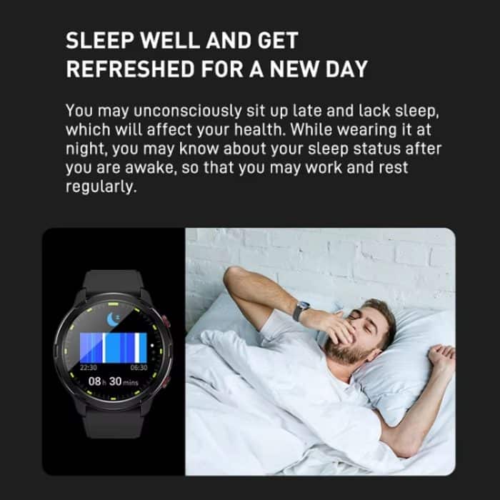 Outdoor-GPS-Sportuhr 1,32-Zoll-HD-Rundbildschirm Multisportmodus Smartwatch – Bild 10