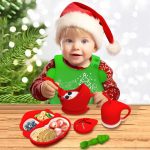 7-in-1 Silikon Kindergeschirr Set Weihnachtsgeschenk – Bild 8