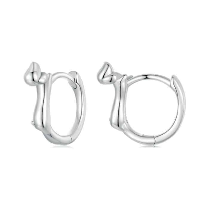 TBD0605325101A.jpg S925 Sterling Silber Dackel Tier Ohrringe – Bild 1