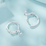 S925 Sterling Silber Dackel Tier Ohrringe – Bild 2
