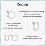 S925 Sterling Silber Dackel Tier Ohrringe – Bild 4