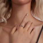 Verstellbarer offener Ring mit Herzform für Damen – Bild 5