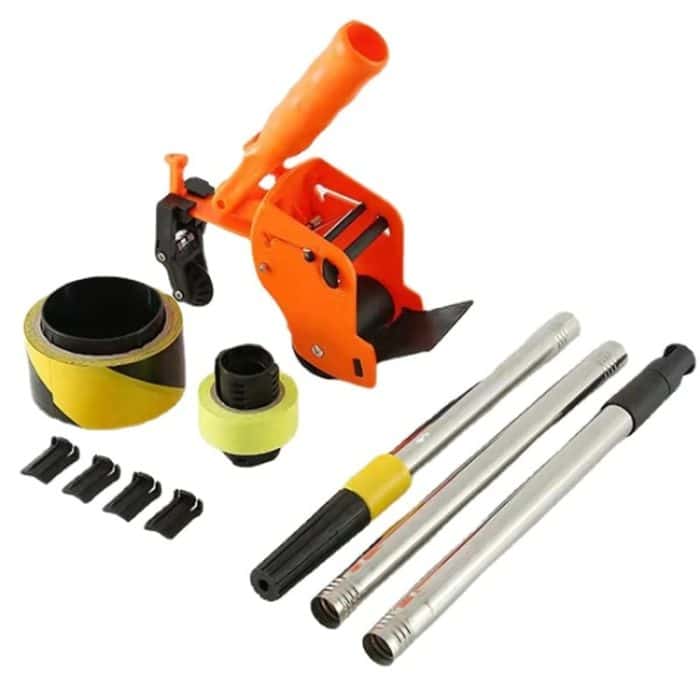 Knickfreier Bodenklebebandapplikator Schnellklebegerät für Abdeckpapier mit ausziehbarer Stange – Bild 2