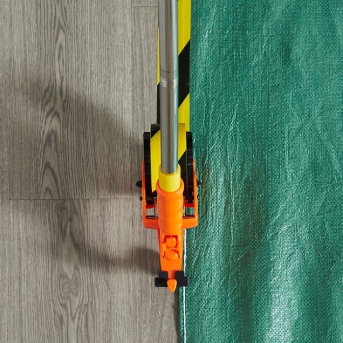 Knickfreier Bodenklebebandapplikator Schnellklebegerät für Abdeckpapier mit ausziehbarer Stange – Bild 6