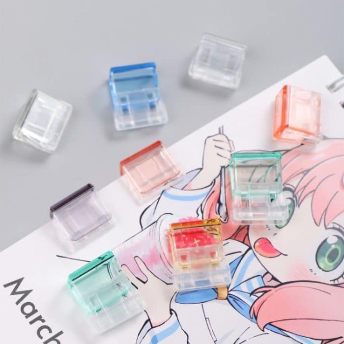 3er-Pack Anti-Roll-Halter Push-Pull-Clip A4 Papier Loseblatt-Clip, 30pcs Push-Pull Clip – Bild 2