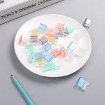 3er-Pack Anti-Roll-Halter Push-Pull-Clip A4 Papier Loseblatt-Clip, 30pcs Push-Pull Clip – Bild 3