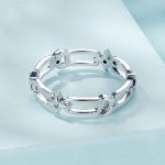 S925 Sterling Silber Stern Mond Ring – Bild 3