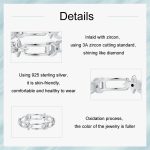 S925 Sterling Silber Stern Mond Ring – Bild 4