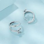 Oxidierte Schmetterlingsohrringe aus S925 Sterlingsilber – Bild 6