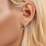 Oxidierte Schmetterlingsohrringe aus S925 Sterlingsilber – Bild 7
