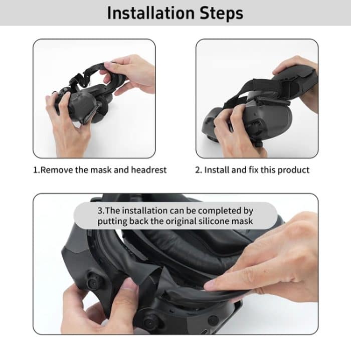 Für DJI Neo Goggles 3 RCSTQ Luftfahrtbrille Stirn Kopfstütze Maske – Bild 9