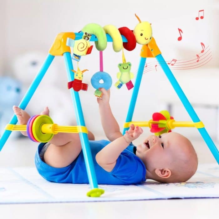 Baby Raupe Kinderbett Spirale Spielzeug Cartoon Tier Baby Mit Rassel Biene Kinderwagen Hängen Beruhigende Spielzeug, H033B – Bild 7