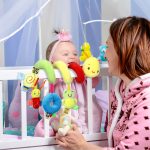 Baby Raupe Kinderbett Spirale Spielzeug Cartoon Tier Baby Mit Rassel Biene Kinderwagen Hängen Beruhigende Spielzeug, H033B – Bild 9