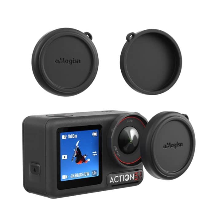 Für DJI Osmo Action 5 Pro / 4 / 3 aMagisn Silikon-Objektivschutzabdeckung – Bild 6