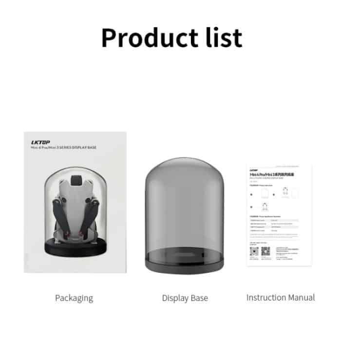 Für DJI Mini 4 Pro / 3 / 3 Pro LKTOP Display Basis Staubdichter Displayständer – Bild 9