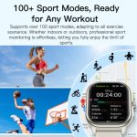 Sport-Smartwatch, 2,06 Zoll, Ultra HD, AMOLED-Bildschirm, Bluetooth, sprechende Uhr – Bild 10