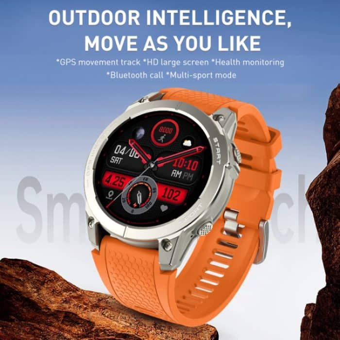 Outdoor-Sport-Smartwatch, 1,43 Zoll Ultra HD AMOLED-Bildschirm, Bluetooth-Sprechuhr – Bild 2