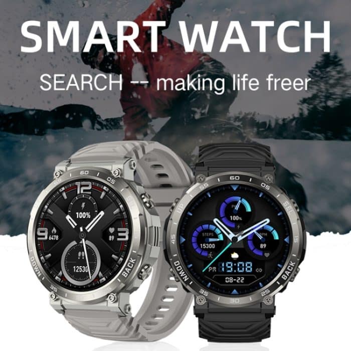 Bluetooth Talk Outdoor Schrittzähler Übung Herzfrequenz Schlafüberwachung Smart Watch – Bild 2