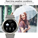 Bluetooth Talk Outdoor Schrittzähler Übung Herzfrequenz Schlafüberwachung Smart Watch – Bild 14