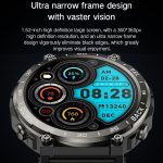 Bluetooth Talk Outdoor Schrittzähler Übung Herzfrequenz Schlafüberwachung Smart Watch – Bild 5