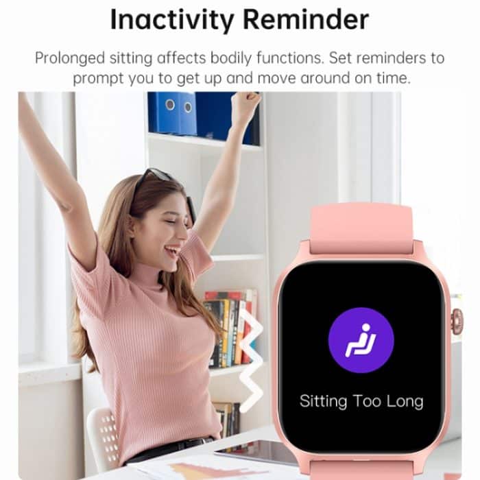 Bluetooth Talk HD Großbild-Herzfrequenz-Sauerstoffüberwachung Multi-Sport-Modus Smart Watch – Bild 15