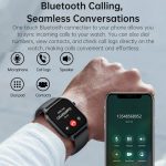 Bluetooth Talk HD Großbild-Herzfrequenz-Sauerstoffüberwachung Multi-Sport-Modus Smart Watch – Bild 7