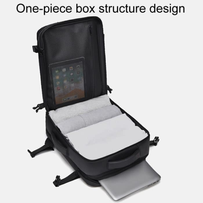 WEIXIER B724 Business Große Kapazität Doppel-Schulter Pendler Computer Tasche Erweiterbar Reise Rucksack – Bild 8