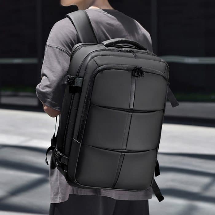 WEIXIER B724 Business Große Kapazität Doppel-Schulter Pendler Computer Tasche Erweiterbar Reise Rucksack – Bild 10
