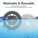 Für Dreame X40 / X40 Pro Roboterstaubsauger Ersatz, White Rag, Blue Gray Rag, Composite Rag, Carbon Dust Bag, Brush Cover White, Brush Cover Black, Rag Bracket, Dust Box, Clean Water Tank – Bild 5