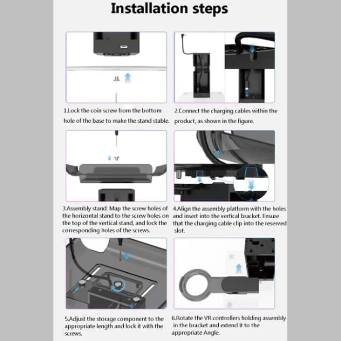 iplay VR Ladeständer Controller Aufbewahrungshalterung mit RGB-Licht – Bild 8