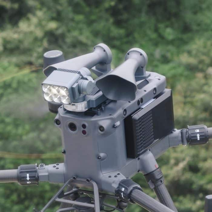CZI LP35 Suchscheinwerfer und Übertragungssystem für die DJI M350RTK Drohne – Bild 3