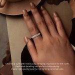 BSR604 S925 Sterling Silber Platinierter Ring mit Retro-Texturmuster – Bild 5