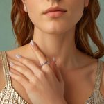 BSR604 S925 Sterling Silber Platinierter Ring mit Retro-Texturmuster – Bild 7