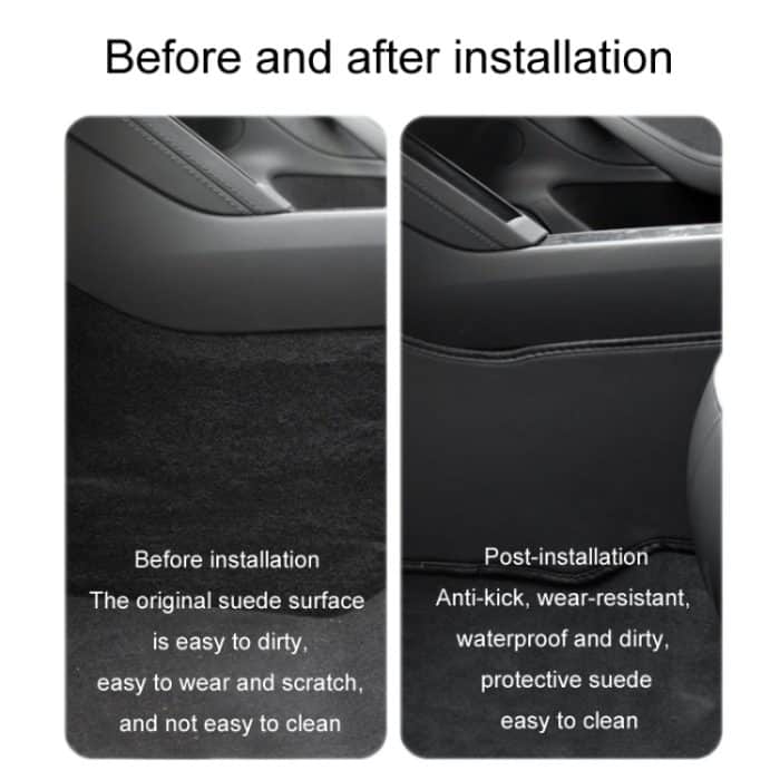 Für Tesla Center Console Side Anti-Kick Schutzpolster, For 2024 Model 3 Driver Passenger Inner Side TPE, For 2024 Model 3 Driver Passenger Inner Side Leather, For 2024 Model 3 Rear Row TPE, For Model 3 Center Console Sides TPE... – Bild 6